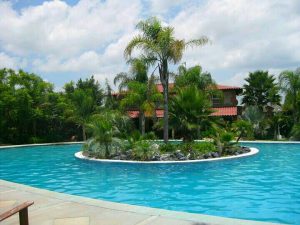 Atlixco retreat centre pool